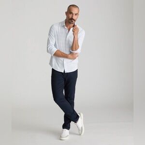 UNTUCKit Men’s 5 Pocket Chino Relaxed Fit Pants Size W34 L30 Navy Blue